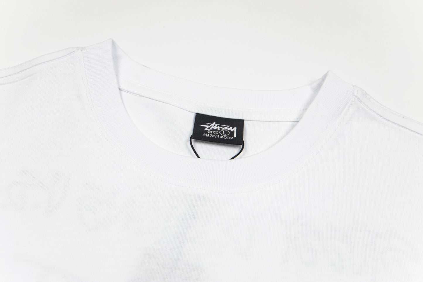 Stussy SP Swirl Logo Short Sleeve T-Shirt - White