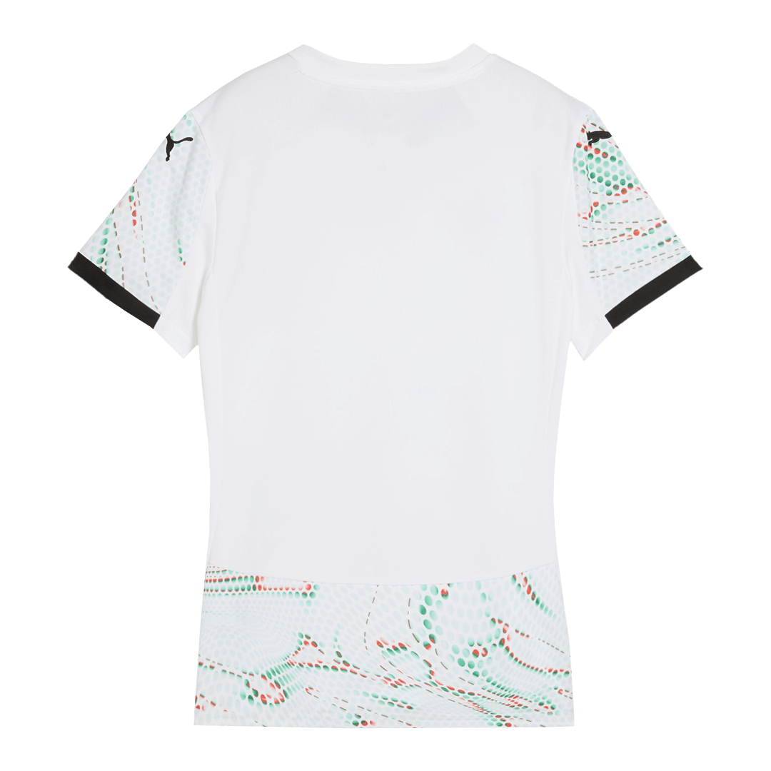 Women's Portugal Away Soccer Jersey 2025 White