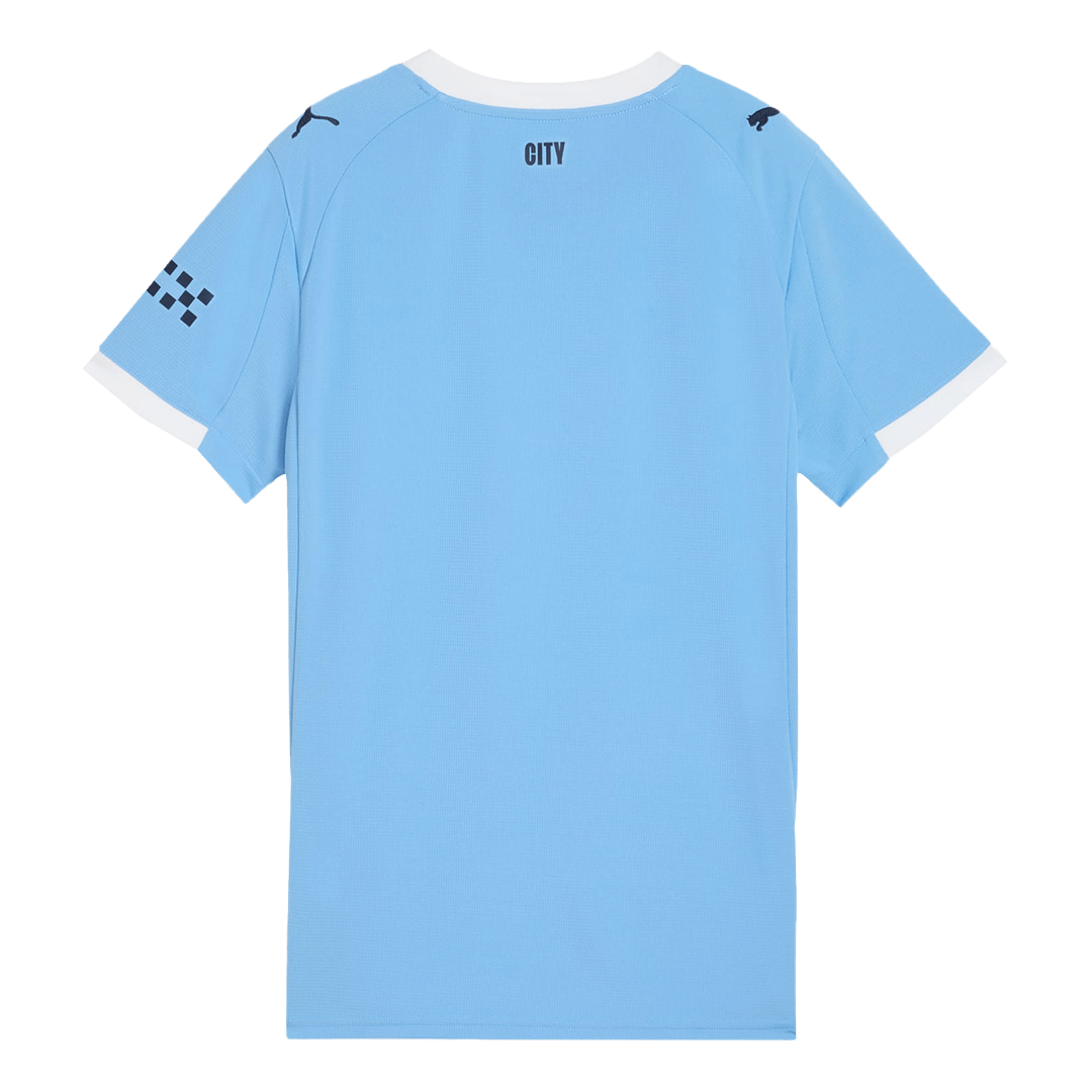 Manchester City Soccer Jersey Home Women's Custom Shirt 2025/26