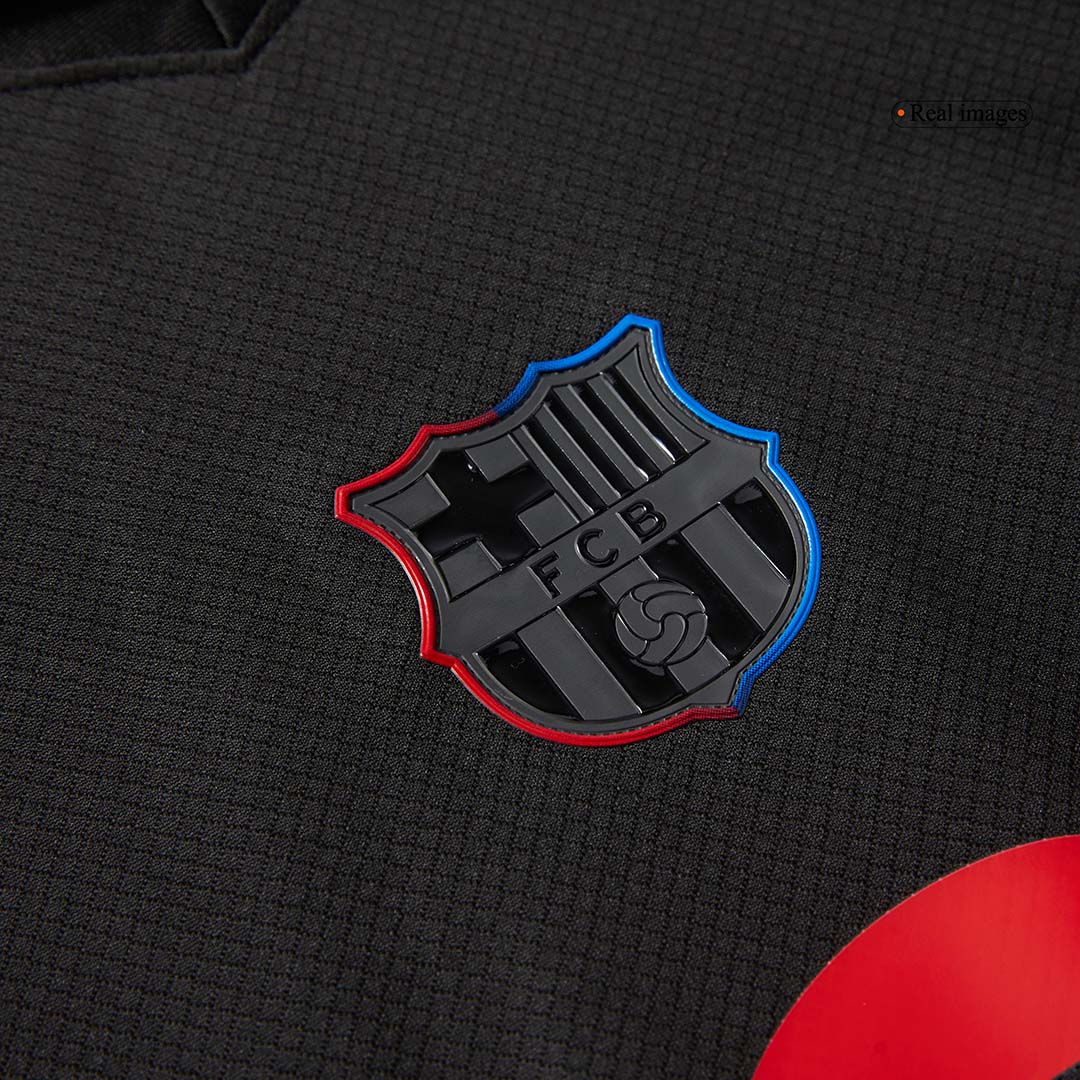 Kids Barcelona Custom Away Soccer Kits 2024/25 - Spotify Logo Without Text