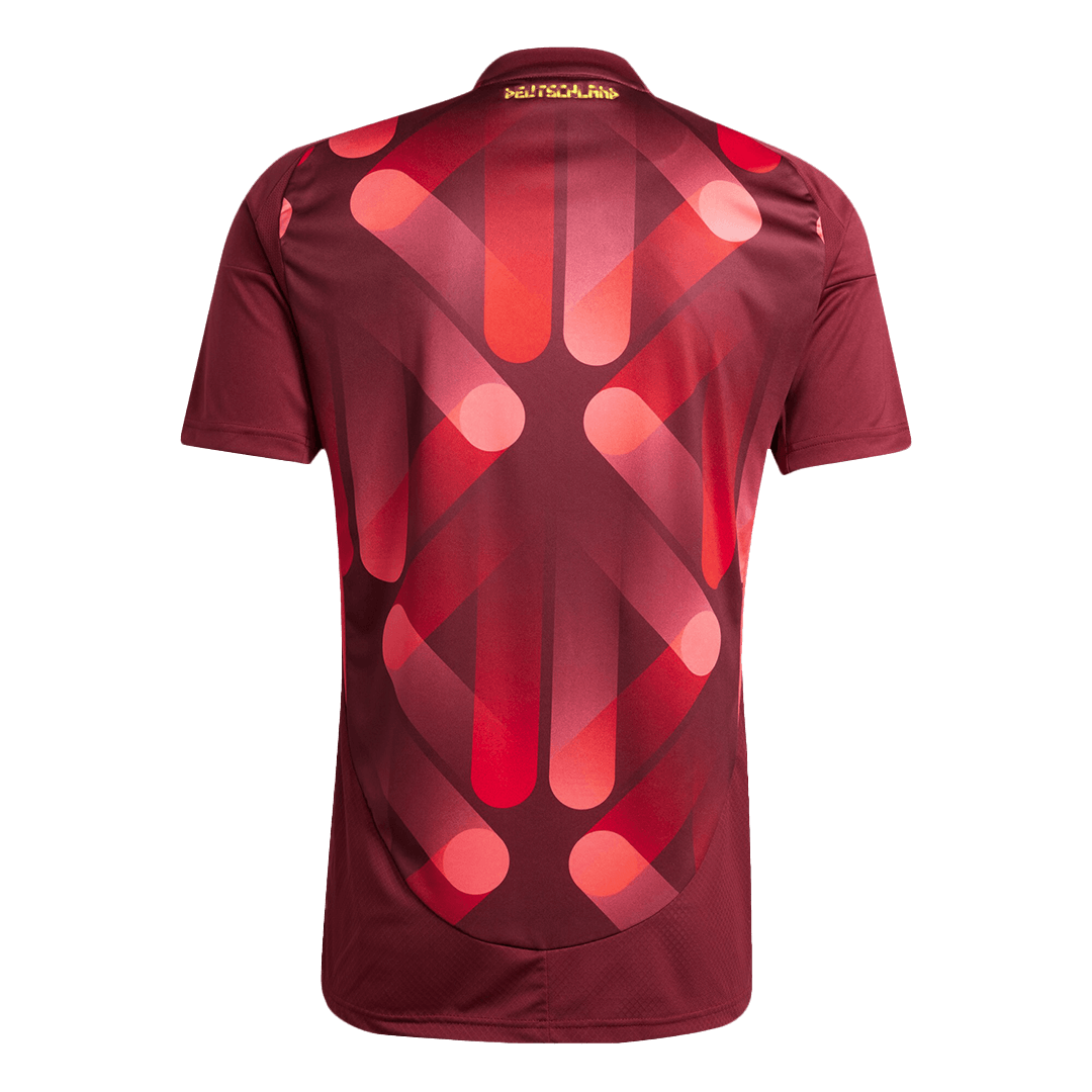 Men's Germany Away Soccer Jersey 2025 Red - Women's Euro