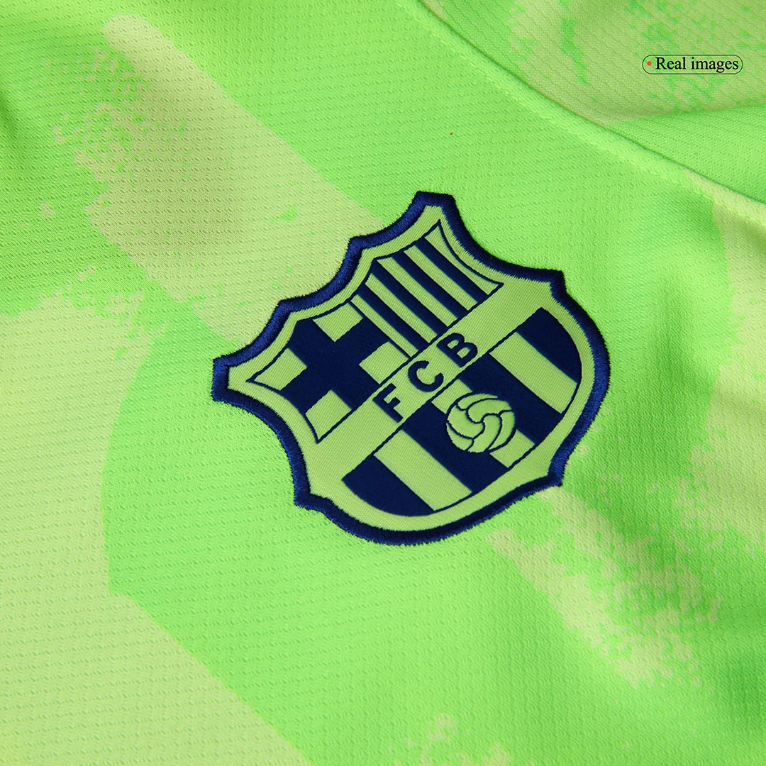 Barcelona Third Away Soccer Jersey Kit(Jersey+Shorts) 2024/25 - UCL