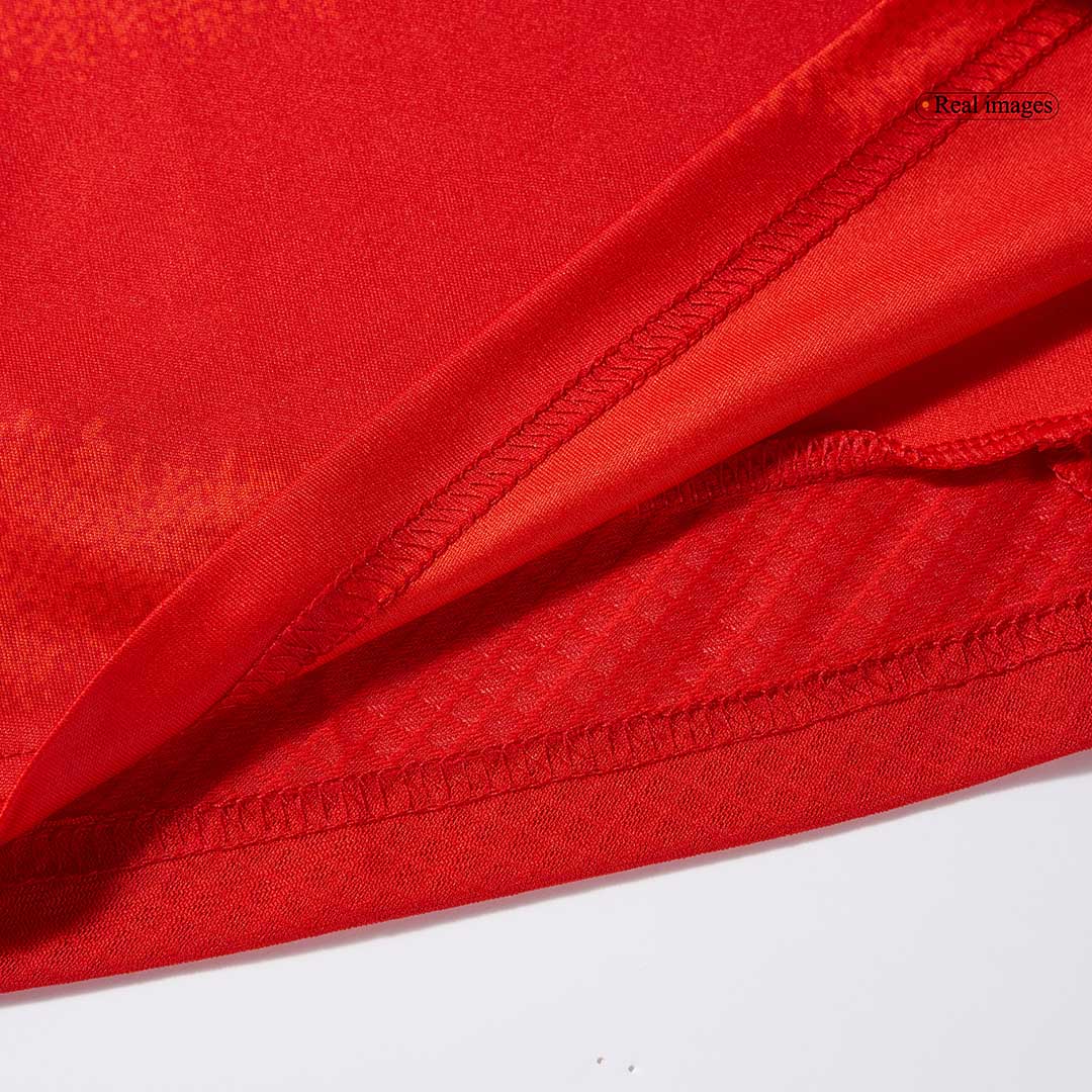 Kid's Spain Home Soccer Jersey Kit(Jersey+Shorts+Socks) Euro 2024