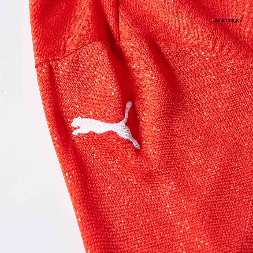 Portugal Home Long Sleeve Soccer Jersey 2025 Red