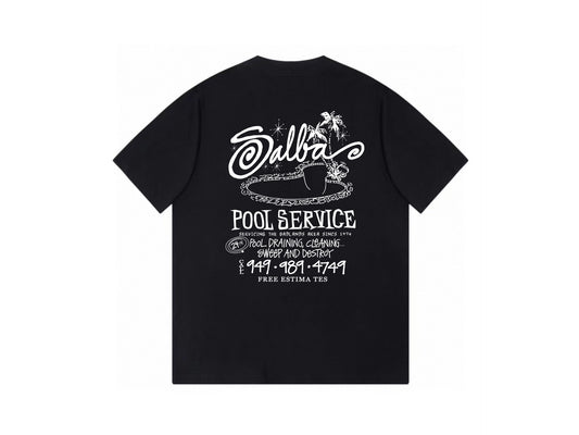 Salba Pool Service Graphic T-Shirt - Black