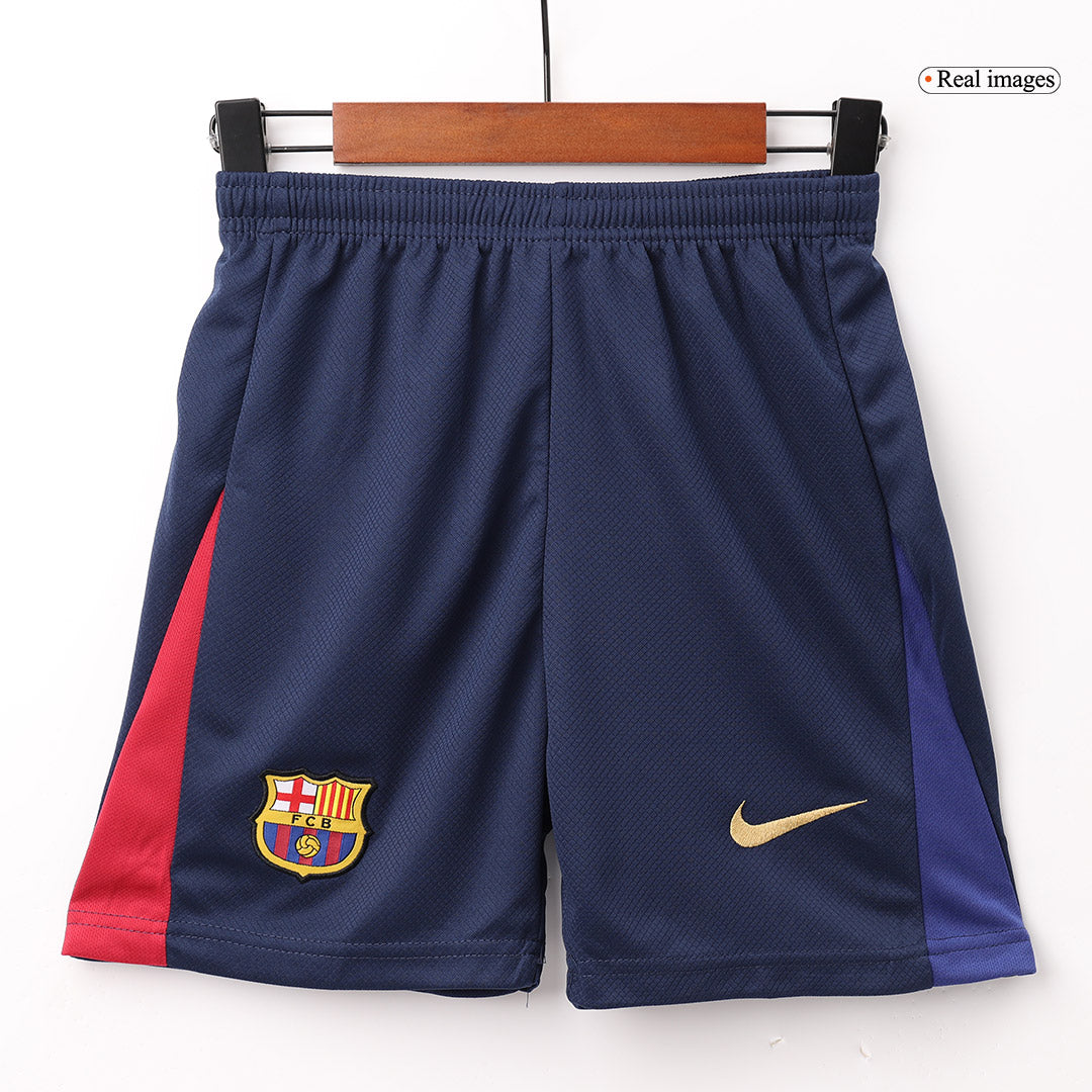 Kid's Barcelona Home Soccer Jersey Kit(Jersey+Shorts) 2024/25