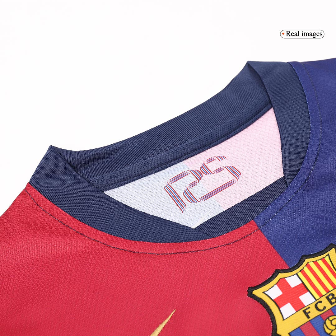 Kid's Barcelona Home Soccer Jersey Kit(Jersey+Shorts) 2024/25