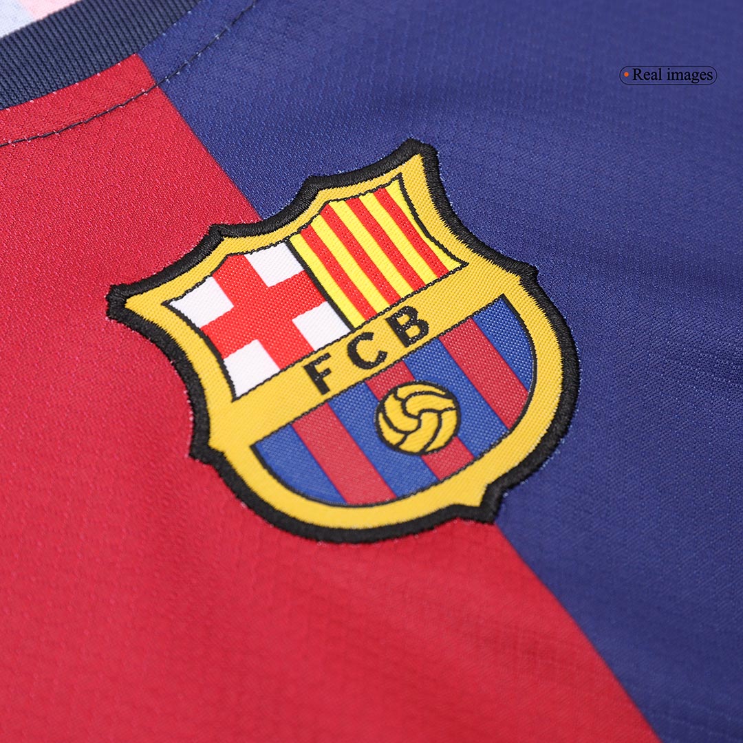 Kid's Barcelona Home Soccer Jersey Kit(Jersey+Shorts) 2024/25