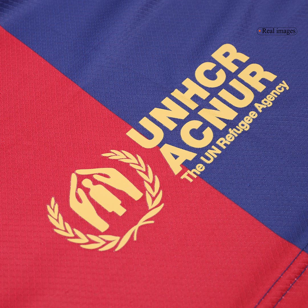 Kid's Barcelona Home Soccer Jersey Kit(Jersey+Shorts) 2024/25