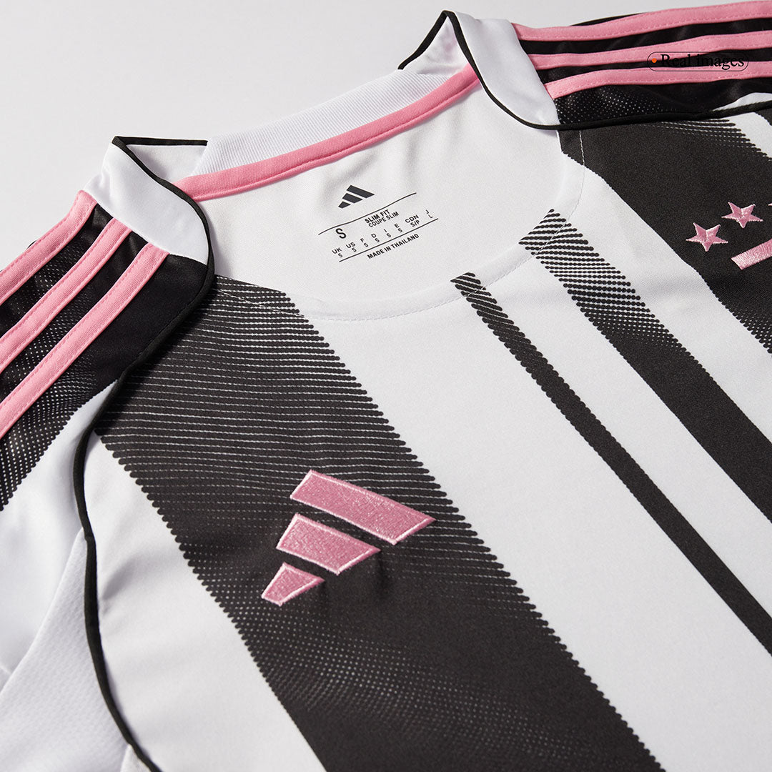 Juventus Jeep x Visit Detroit Sponsor Soccer Jersey Home Custom Men's Shirt 2025/26