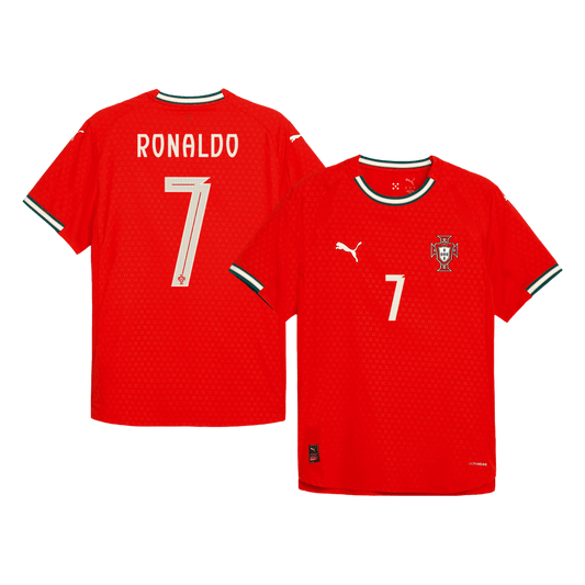 Authentic  RONALDO #7 Portugal Home Soccer Jersey 2025 Red