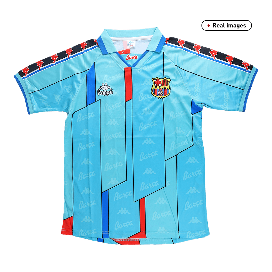Retro 1996/97 Barcelona Away Soccer Jersey
