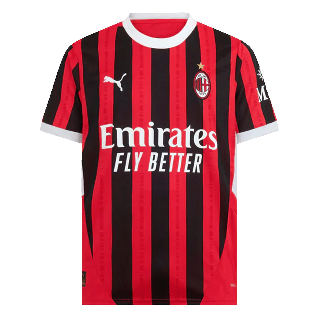 PULISIC #11 AC Milan Home soccer jersey 2024/25 - UCL