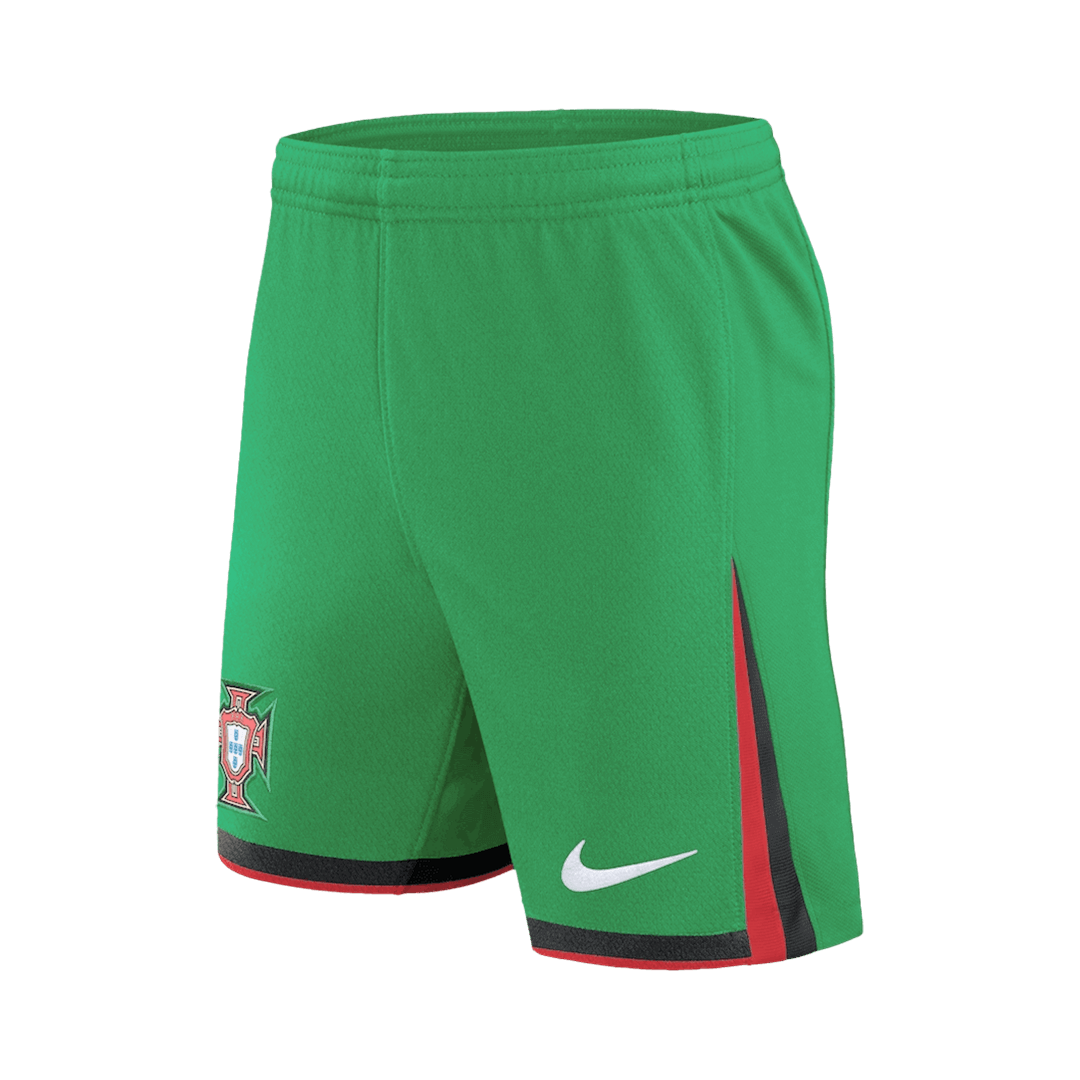 Portugal Home Soccer Jersey Kit(Jersey+Shorts) Euro 2024