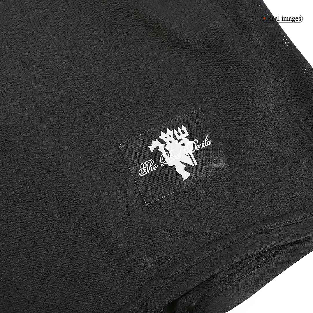 Retro ROONEY #10 2007/08 Manchester United Away Long Sleeve Soccer Jersey