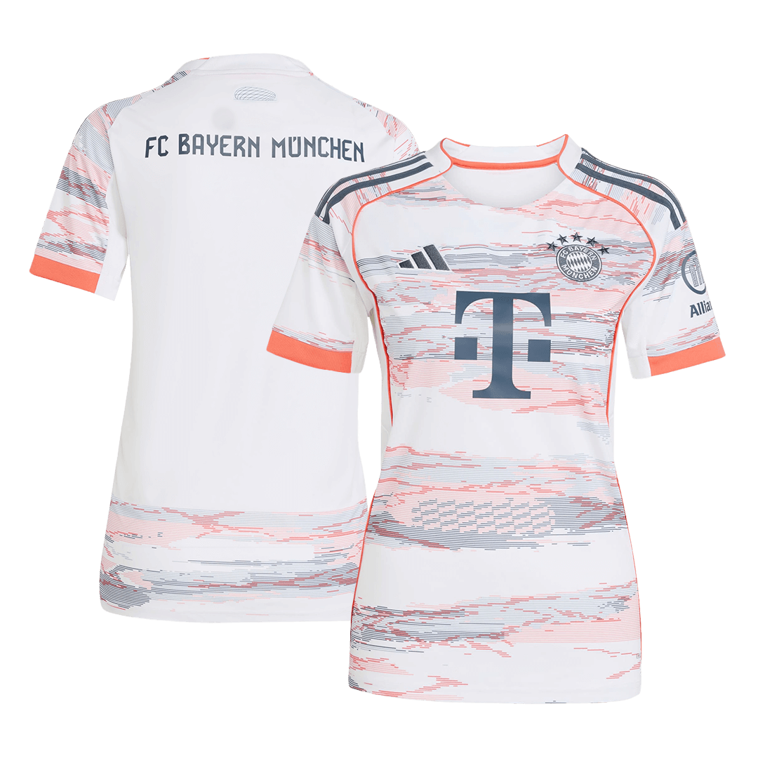 Bayern Munich Soccer Jersey Away Women's Custom Shirt 2025/26