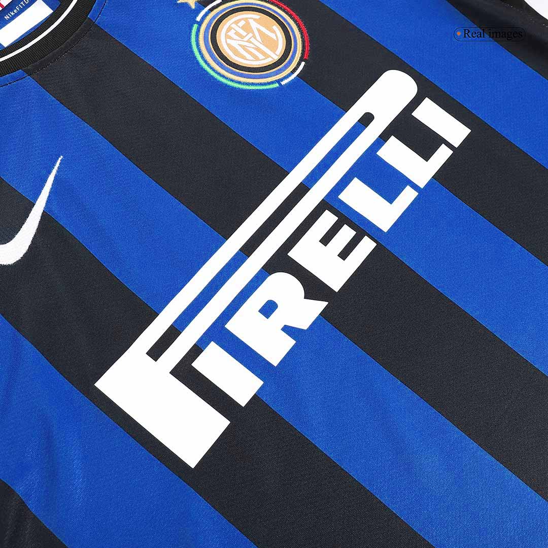 Retro 2009/10 Inter Milan Home Soccer Jersey