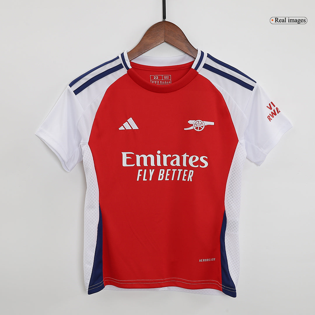 Kid's Arsenal Home Soccer Jersey Kit(Jersey+Shorts) 2024/25