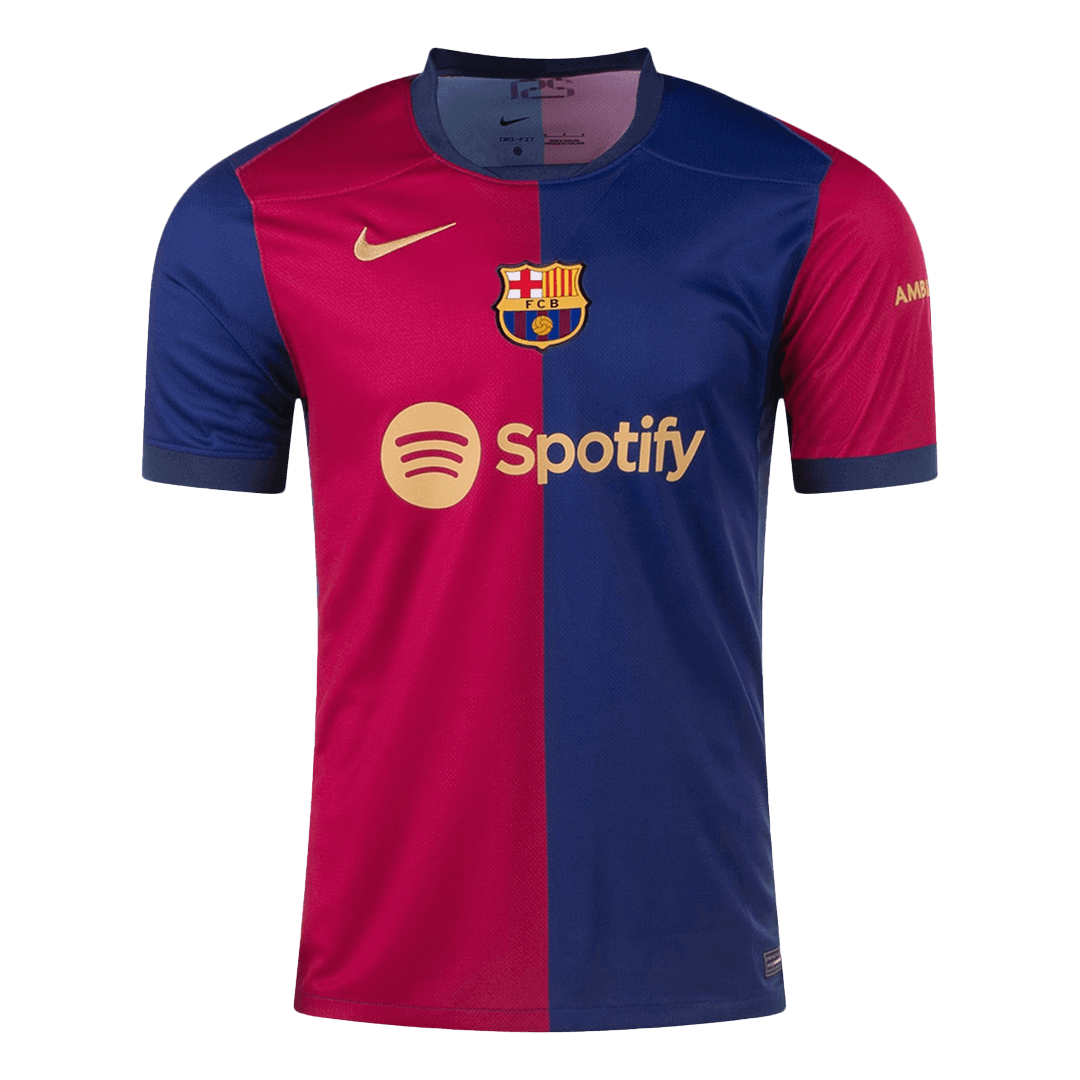 F.DE JONG #21 Barcelona Home Soccer Jersey 2024/25
