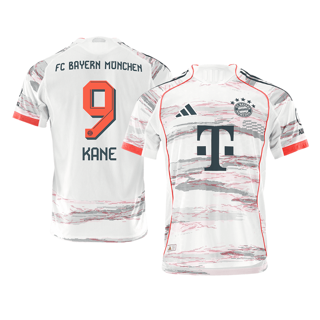 Authentic KANE #9 Soccer Jersey Bayern Munich Away Shirt 2025/26