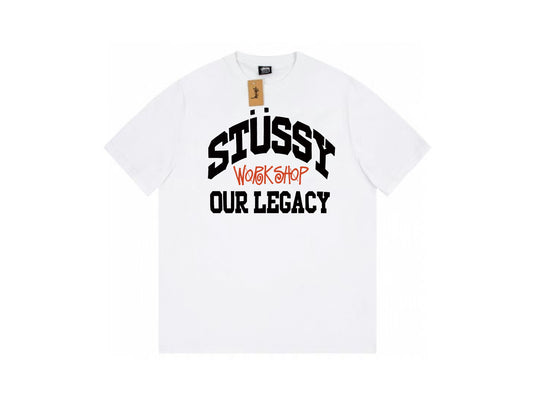 Stussy and Our Legacy Workshop Graphic T-Shirt - White