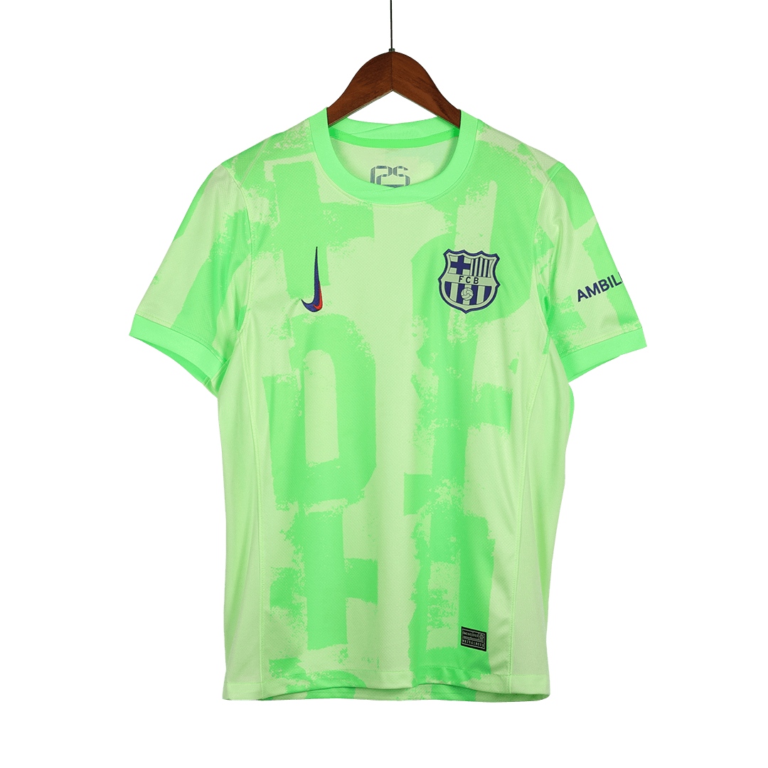 LAMINE YAMAL #19 Barcelona Third Away Soccer Jersey 2024/25 - UCL£¨Spotify Logo Without Text£©