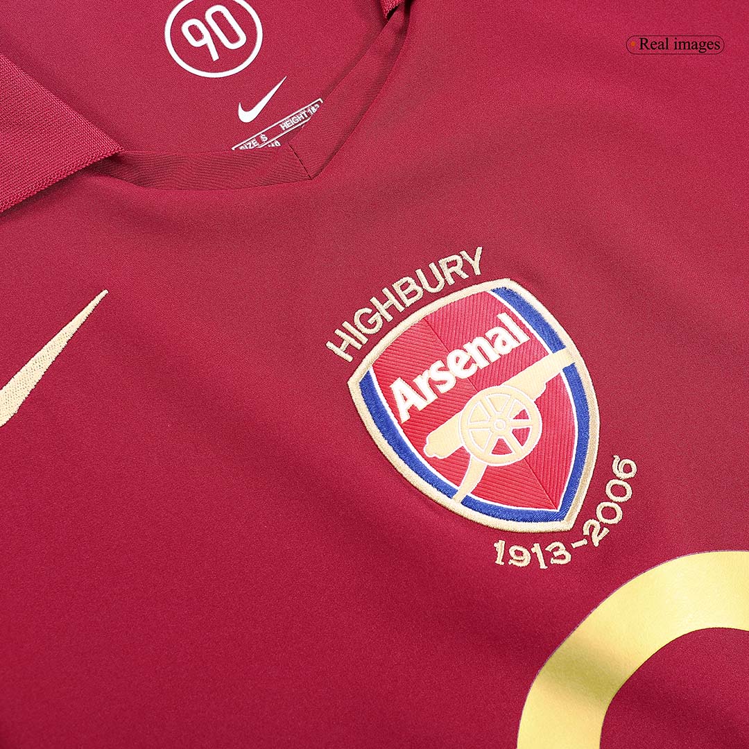 Retro 2005/06 Arsenal Home Soccer Jersey