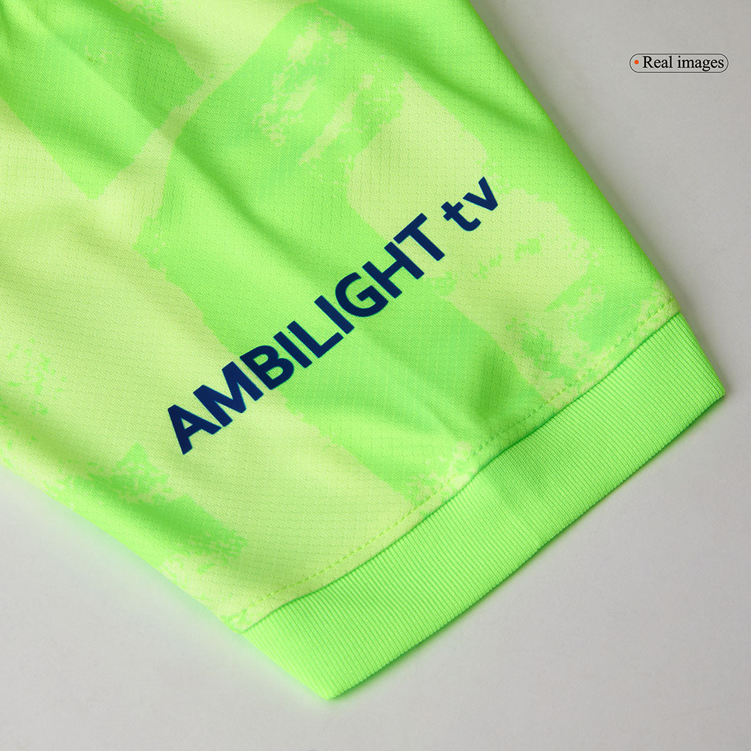 Barcelona Third Away Soccer Jersey Kit(Jersey+Shorts) 2024/25 - UCL (Spotify Logo Without Text)