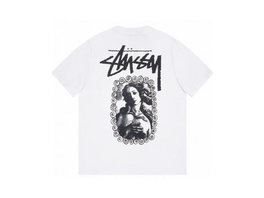Stussy Venus Portrait Graphic T-Shirt White