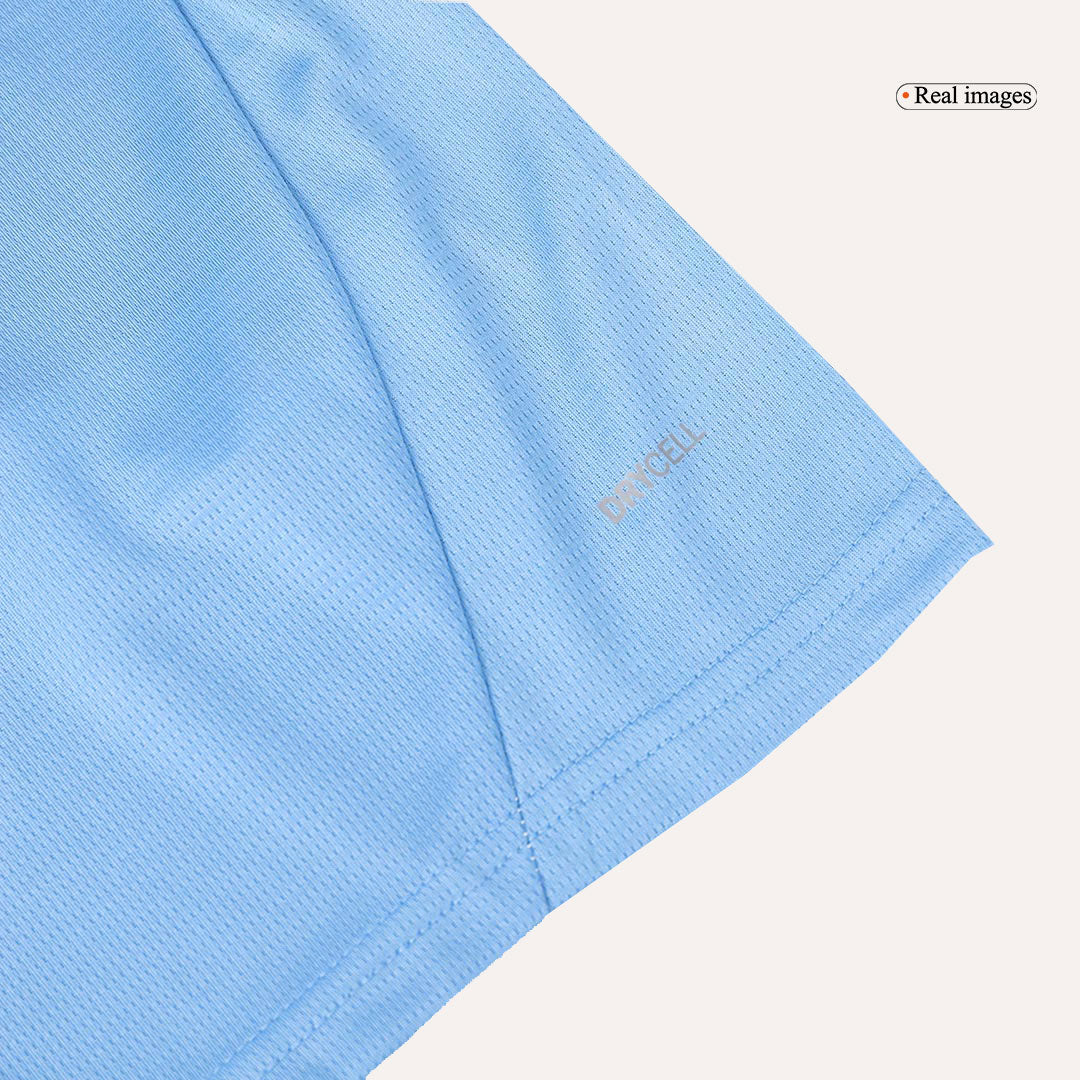 Kid's Manchester City Home Soccer Jersey Kit(Shirt+Shorts+Socks) 2024/25