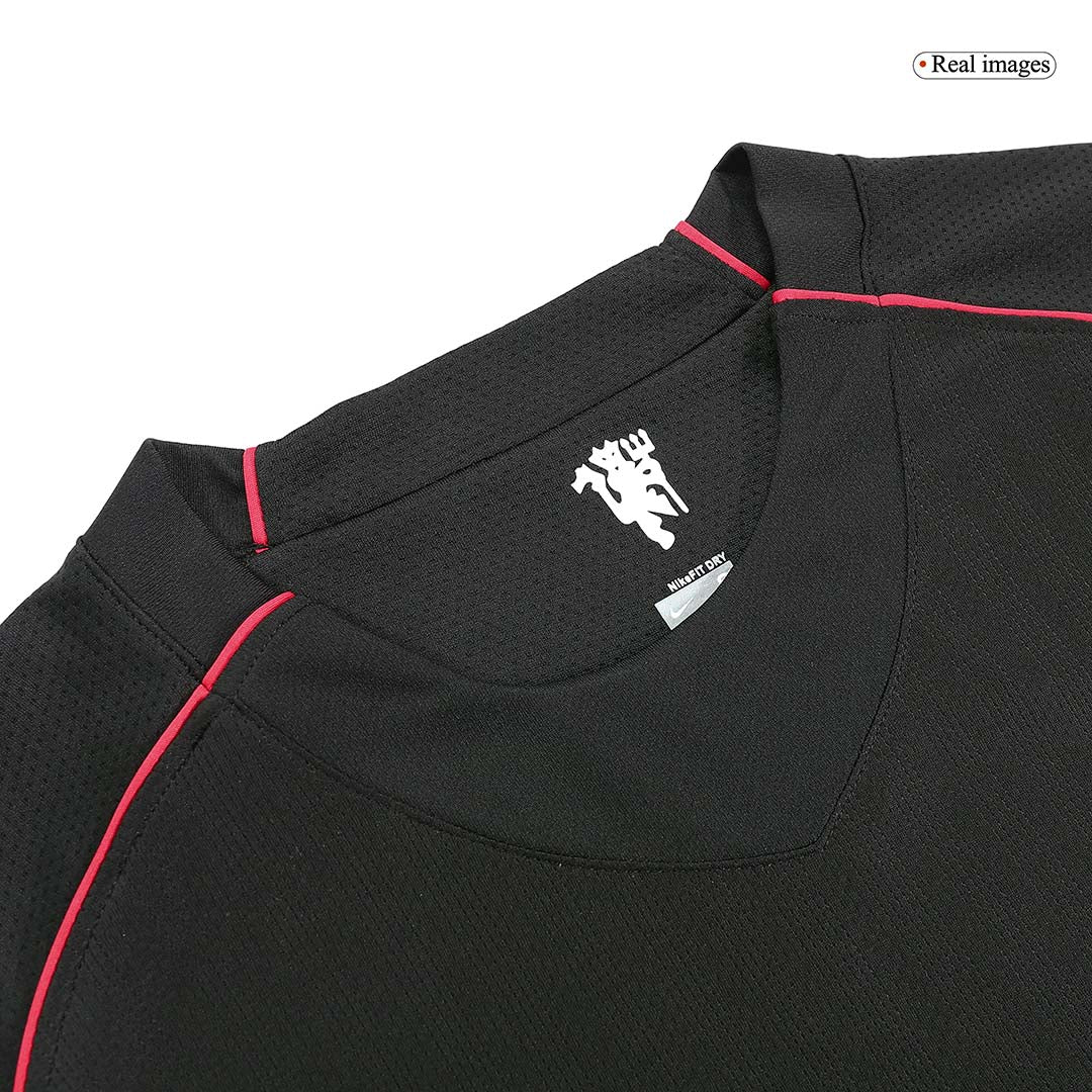 Retro RONALDO #7 2007/08 Manchester United Away Long Sleeve Soccer Jersey