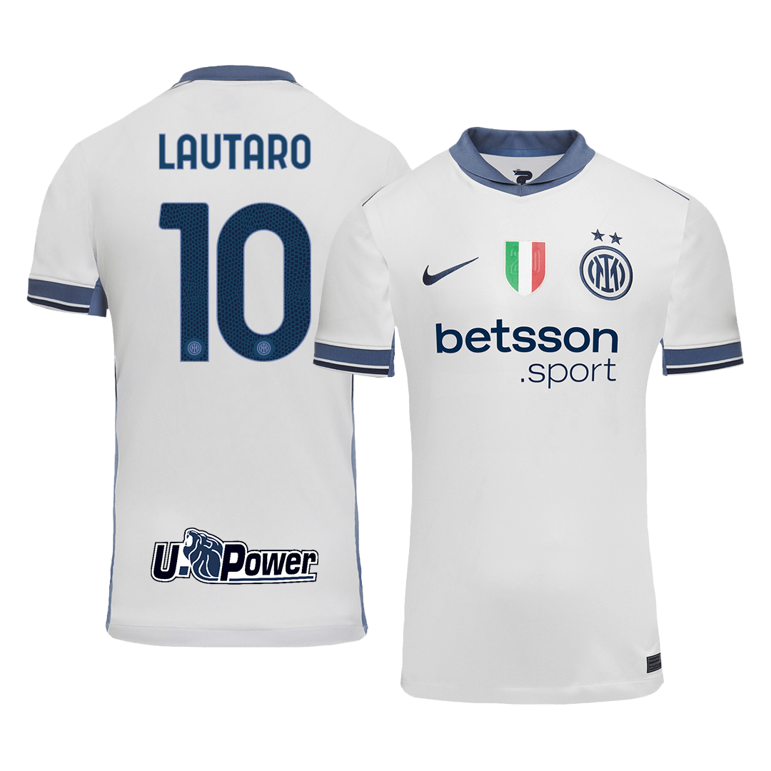 LAUTARO #10 Inter Milan Soccer Jersey Away Custom Shirt 2024/25