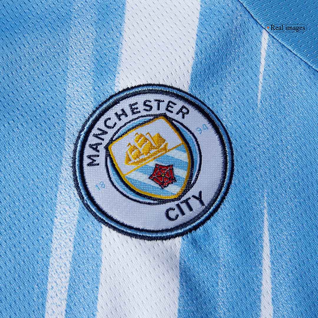 Kids Manchester City Custom Home Soccer Kits 2025/26