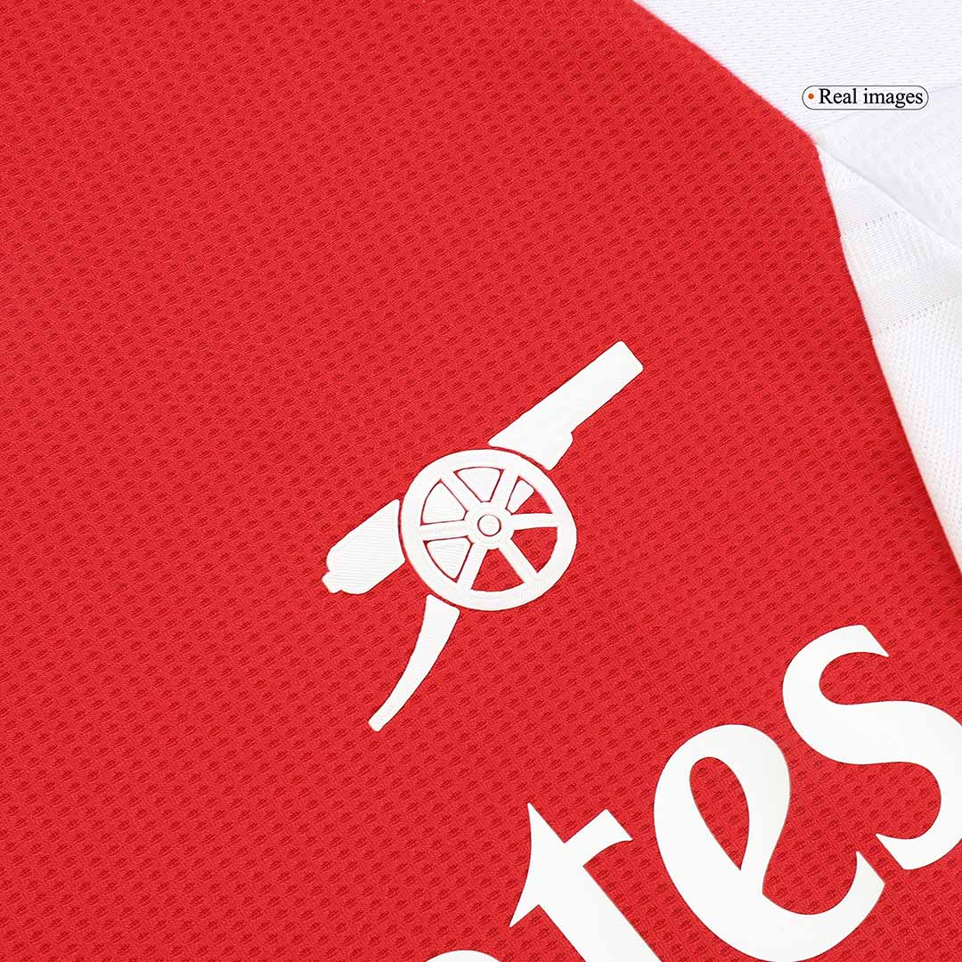 Authentic RICE #41 Arsenal Home Soccer Jersey 2024/25 Red