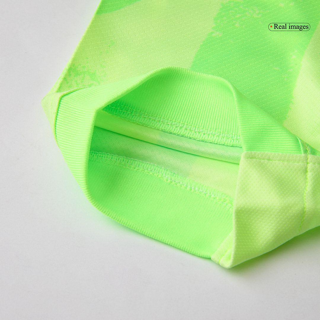 Barcelona Third Away Soccer Jersey Kit(Jersey+Shorts) 2024/25 - UCL (Spotify Logo Without Text)