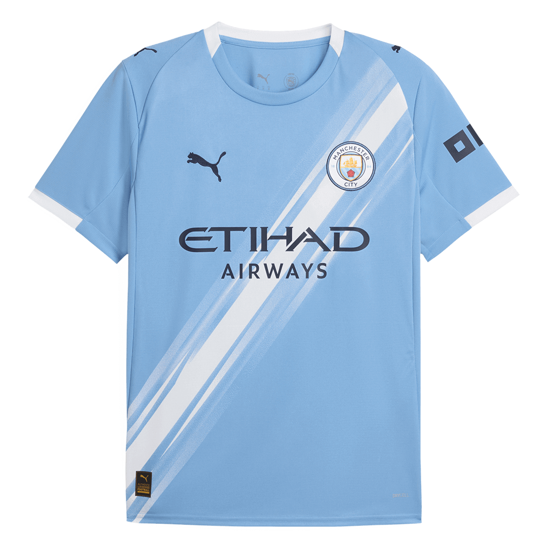 FODEN #47 Manchester City Home Soccer Jersey 2025/26 Blue