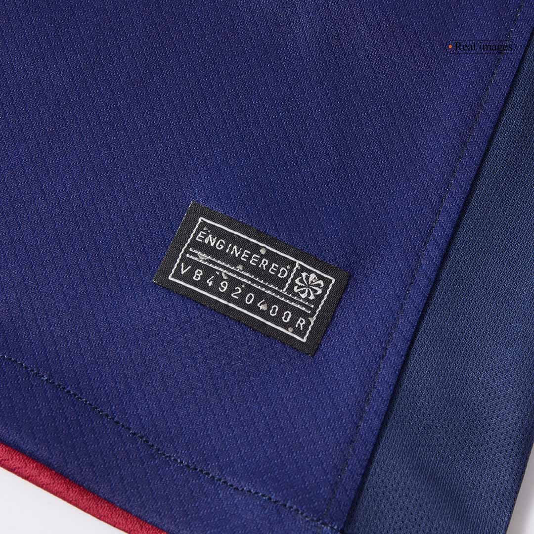 Kid's Barcelona X Coldplay Home Soccer Jersey Kit(Jersey+Shorts) 2024/25 Red&Blue