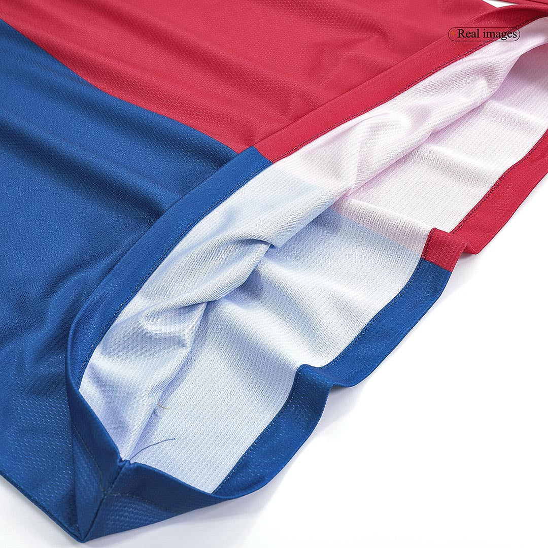 Retro 2008/09 Barcelona Home Long Sleeve Soccer Jersey - UCL Final