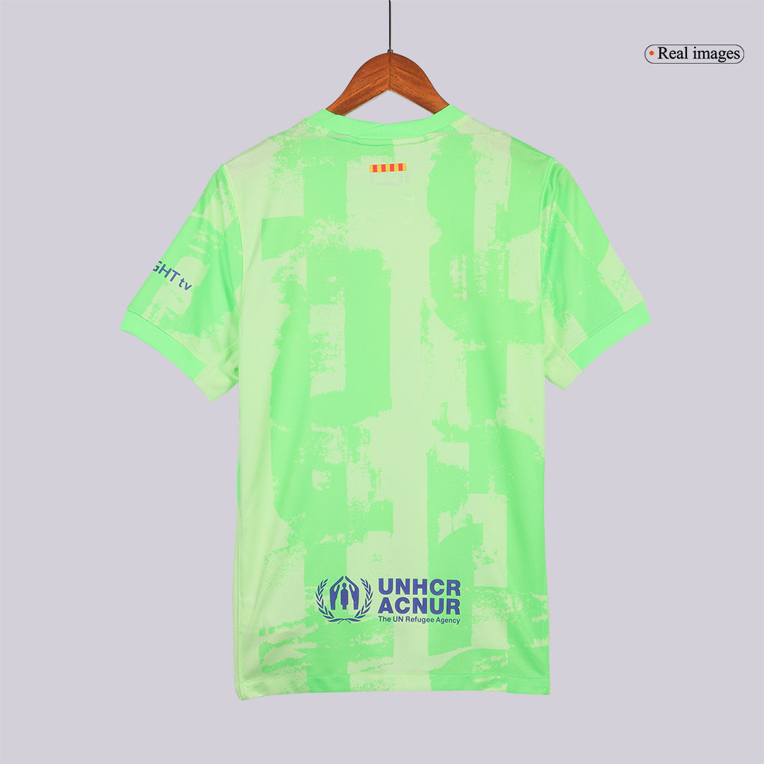 LAMINE YAMAL #19 Barcelona Third Away Soccer Jersey 2024/25 - UCL£¨Spotify Logo Without Text£©