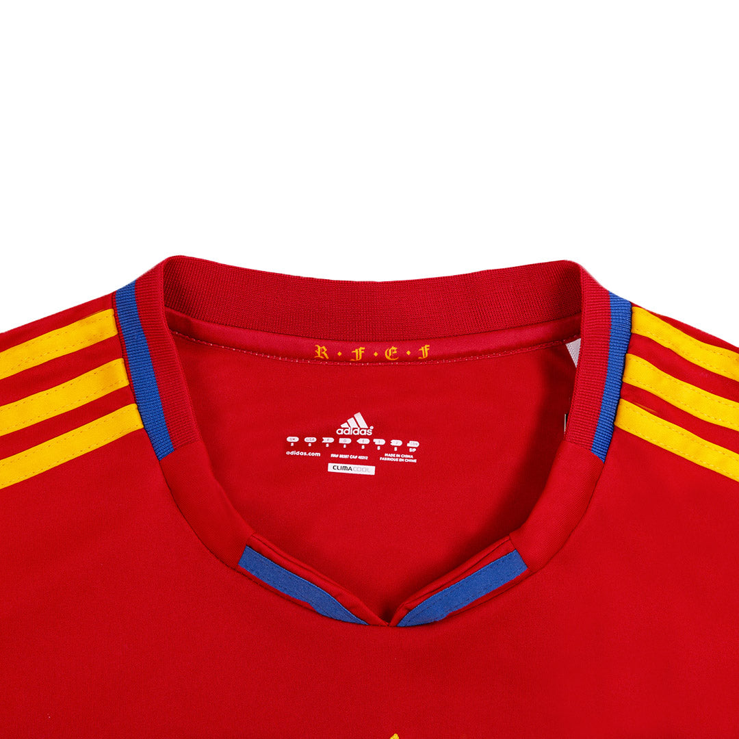 Retro DAVID VILLA #7 2010 Spain Home Soccer Jersey