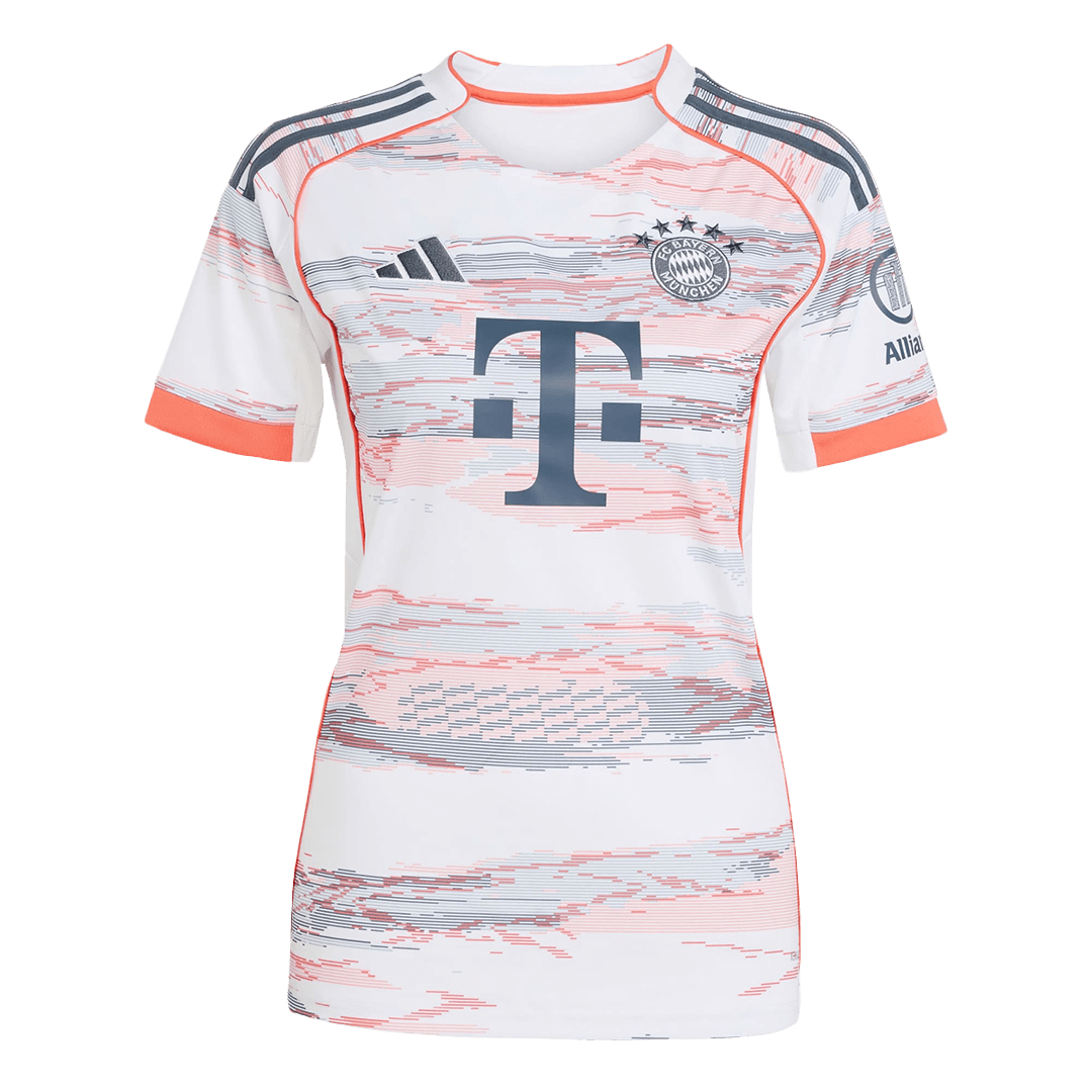 Bayern Munich Soccer Jersey Away Women's Custom Shirt 2025/26