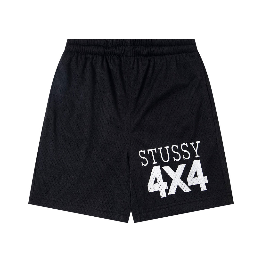Stussy 4x4 Mesh Jersey T-Shirt Black