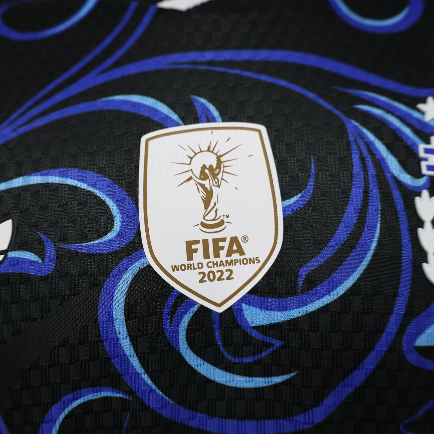 Argentina National Team Away Premium Soccer Jersey (Long Sleeve Authentic Player Version)