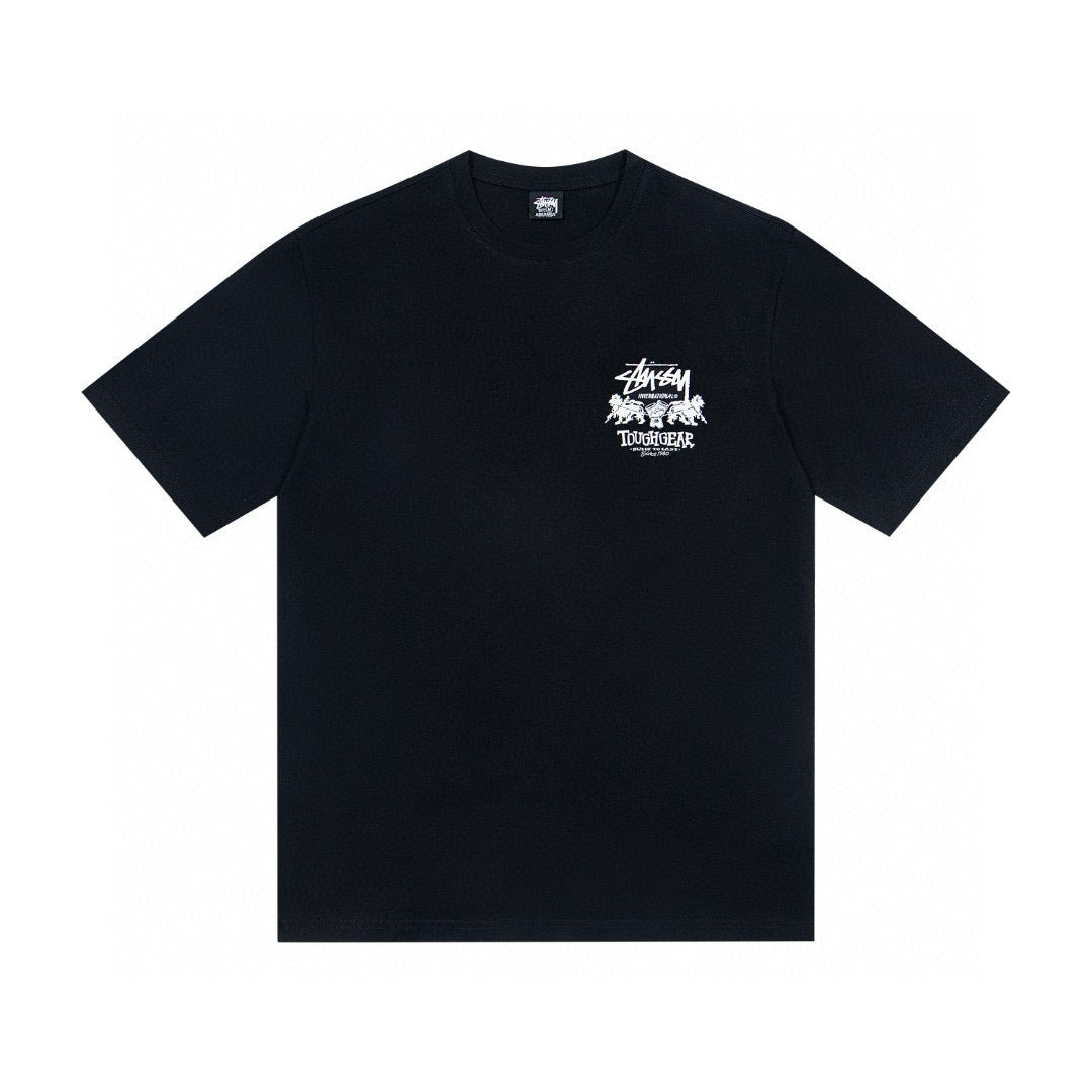 Stussy Toughgear International Lions Graphic T-Shirt - Black