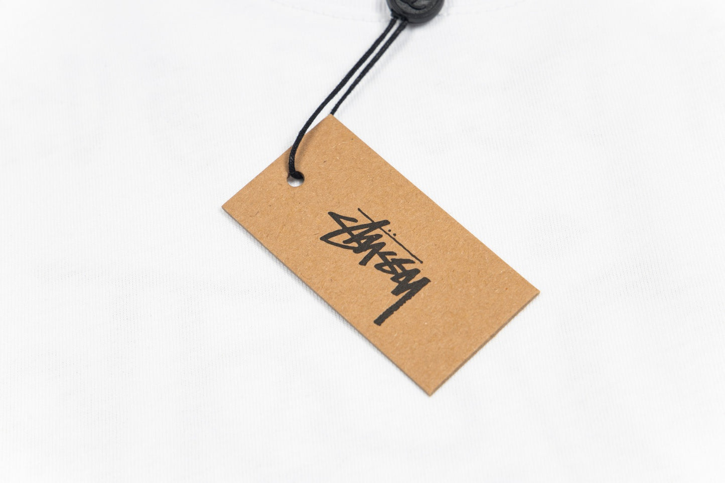Stussy SP Swirl Logo Short Sleeve T-Shirt - White