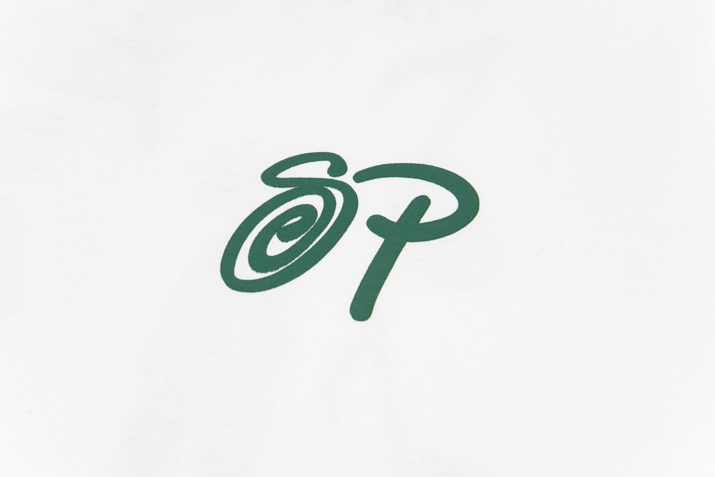 Stussy SP Swirl Logo Short Sleeve T-Shirt - White