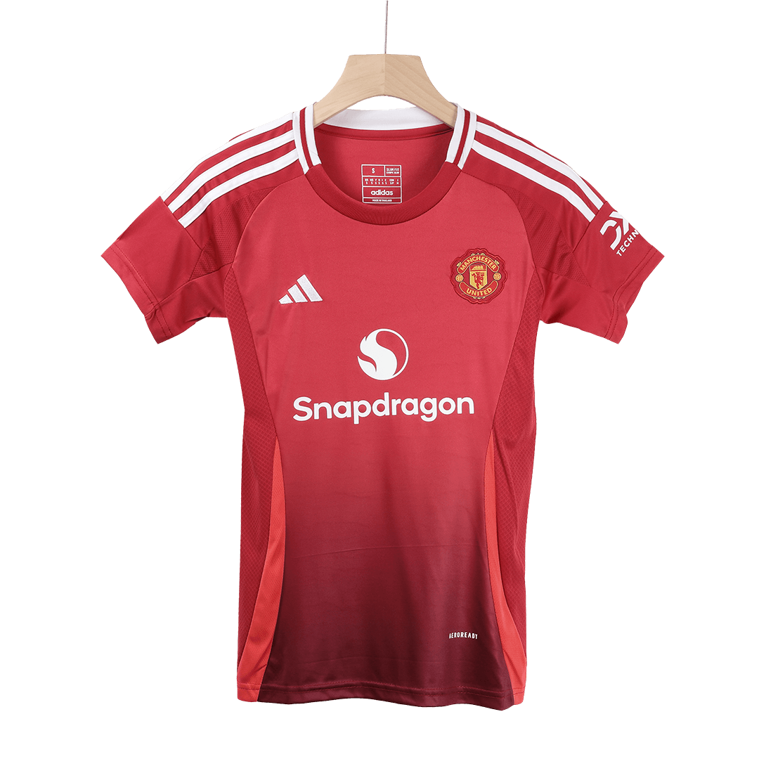 Women's Manchester United Home Soccer Jersey Shirt 2024/25