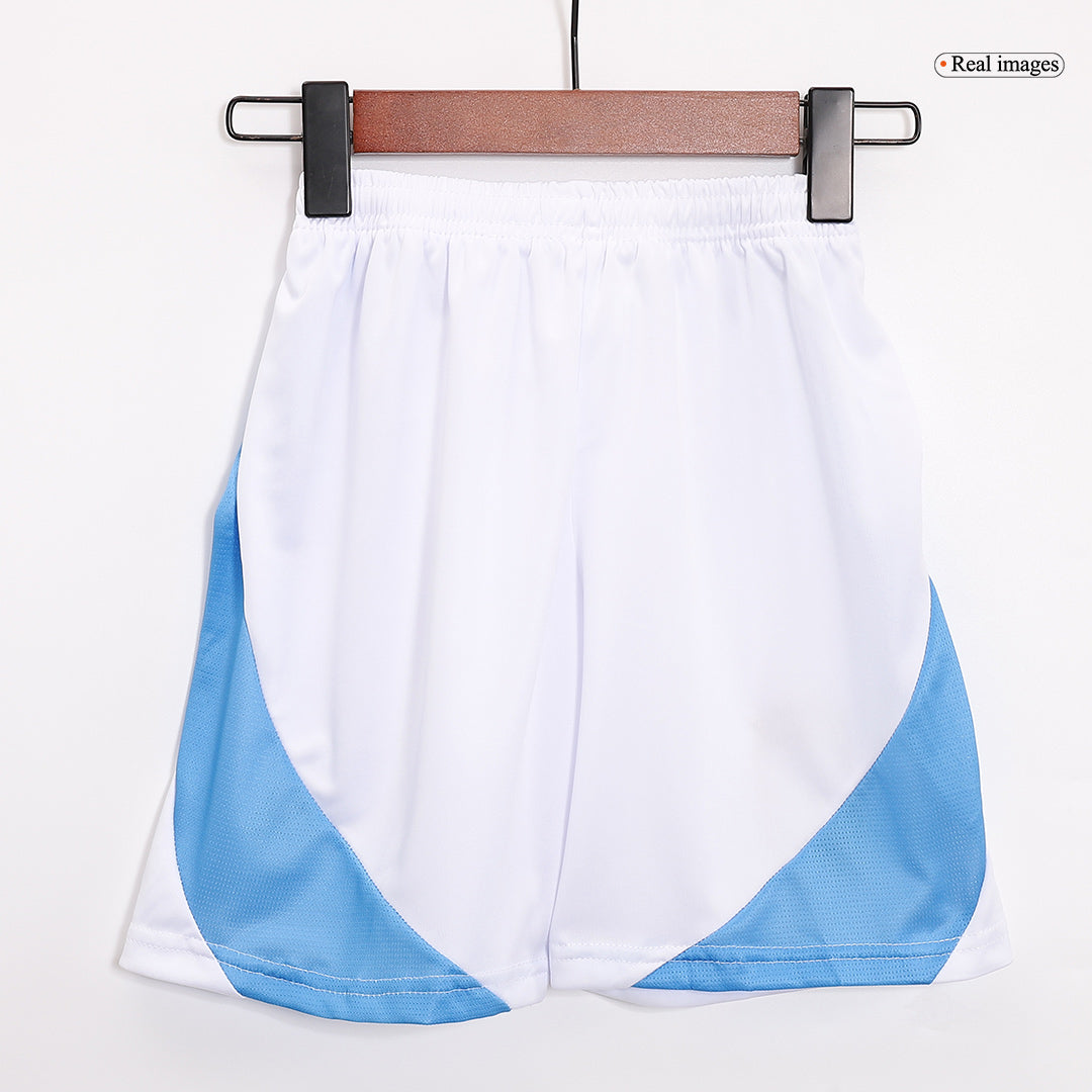 Kid's Argentina Home Soccer Jersey Kit(Jersey+Shorts+Socks) 2024