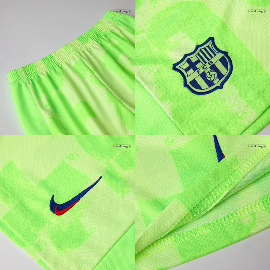 Kids Barcelona Custom Third Away Soccer Kits 2024/25
