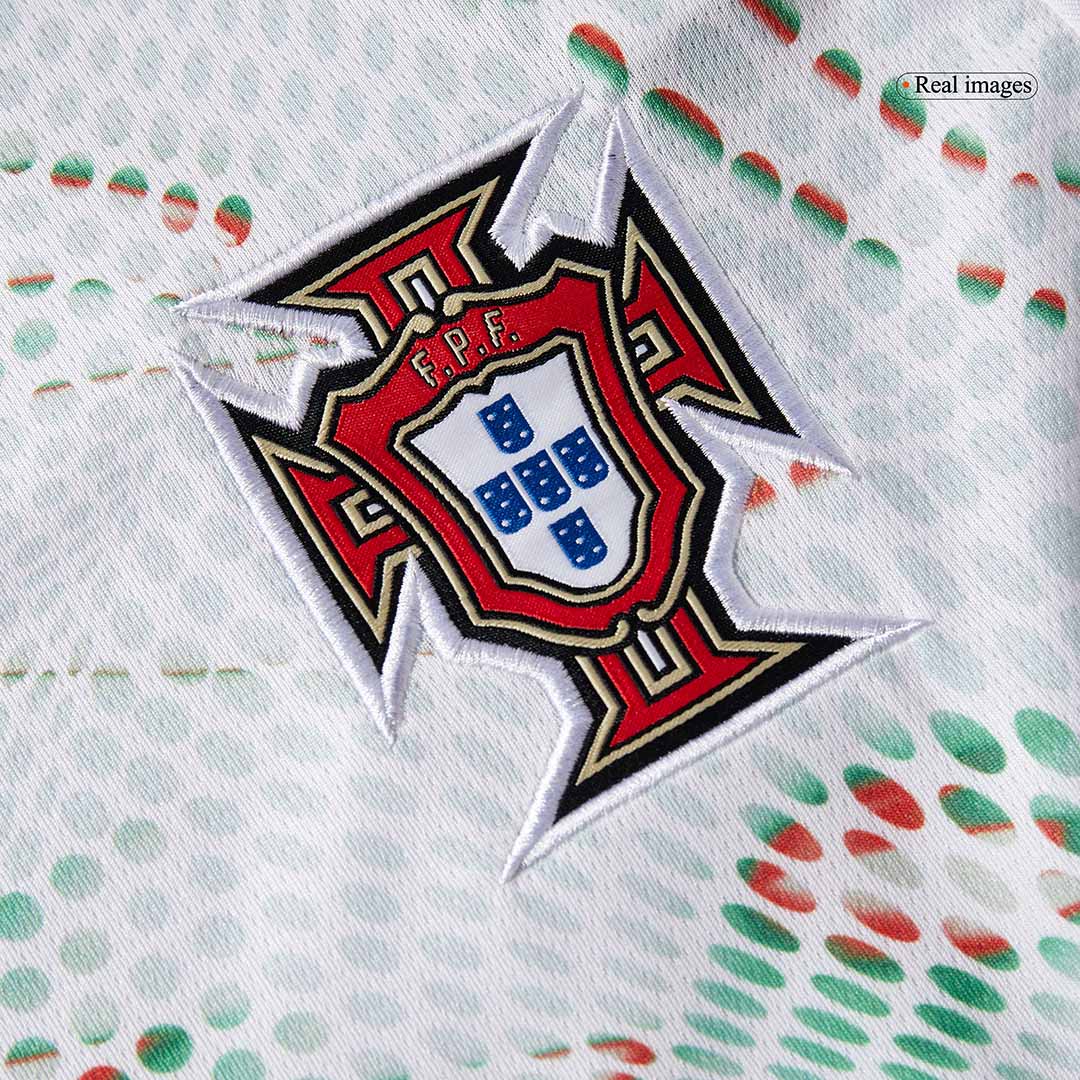 Portugal Away Long Sleeve Soccer Jersey 2025 White